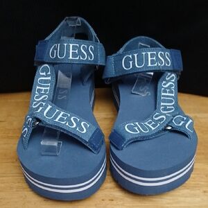 GUESS Denim Blue Sandals